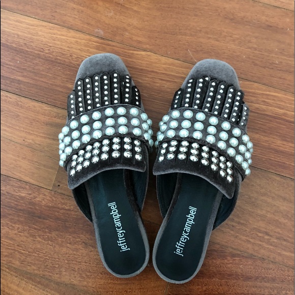 Jeffrey Campbell Ravis Velvet Mule - Picture 6 of 7